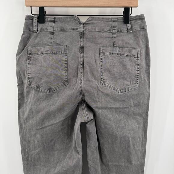 Amadi Jeans Women’s Size Small Anthropologie NWT High Rise Carbon Wash Gray - Picture 11 of 16